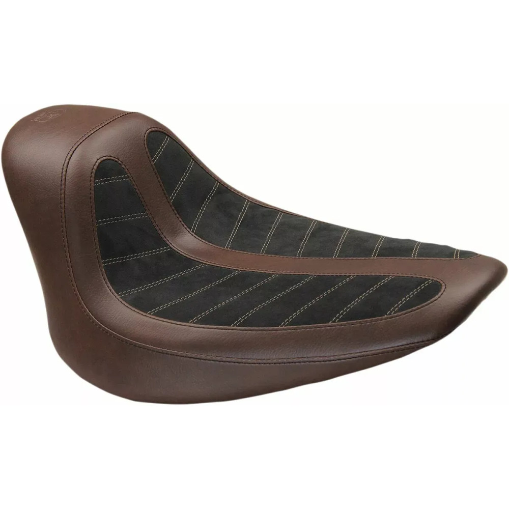 Kodlin Signature Series Solo Seat — Black, Brown, 43 cm (17 in) × 32 cm (12.5 in), 53.5 cm (21 in) overall