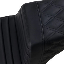 Step-Up Seat — Overall length 29 in, Driver width 10.25 in, Black