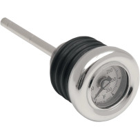 Oil Plug Temperature Gauge — 73 mm (2-7/8") , chrome