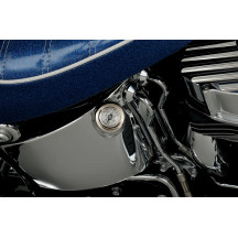 Tapón medidor de temperatura de aceite — 73 mm (2-7/8") , cromado