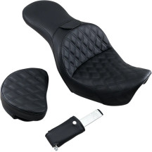 Explorer Seat — Black, 73.5 cm (29"), 2-Up, Fits tank: Standard