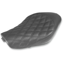 Renegade Lattice Stitch Solo Seat — 37.5 cm length, 28.5 cm width, Black