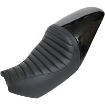 Full Fender Solo Leather Seat — 63.5 cm (25") overall, 34.5 cm (13-1/2") driver, 24 cm (9-1/2") width, Black