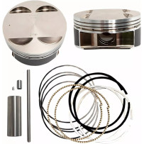 Piston Kit Big Bore 4.250" for M8 Models — Bore 4.250", Displacement 128", Stroke 4.500"