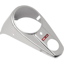 Cubierta de tablero ranurado — Cromado, compatible con 1973–1984 FX Big Twin