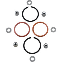 Exhaust Port Gasket Kit — Copper, Chrome