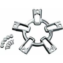 Air Cleaner Accent Cover — Round, Mach 2™, Chrome