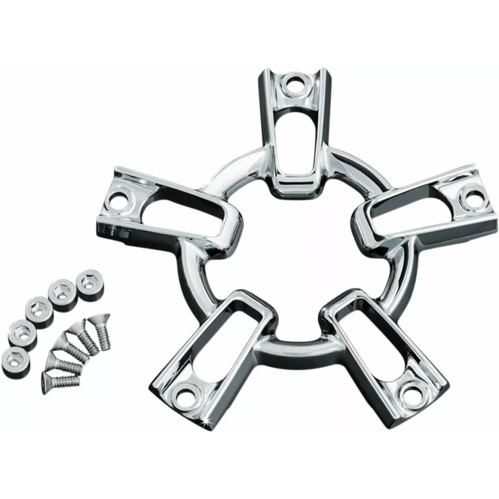 Air Cleaner Accent Cover — Round, Mach 2™, Chrome