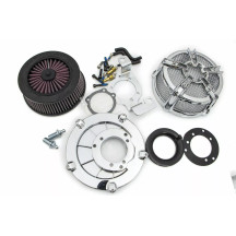 Mach 2 Co-Ax Air Cleaner — Chrome