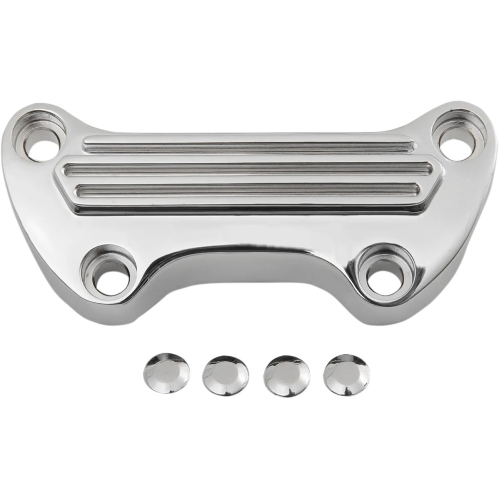 Handlebar Clamp — 25.4 mm (1") clamping, Chrome