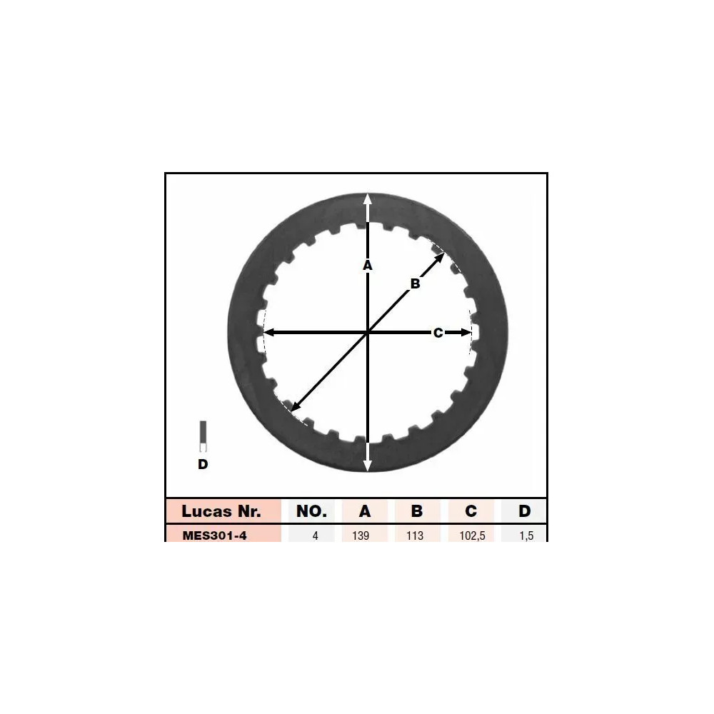 Clutch Steel Drive Plate Kit — Silver