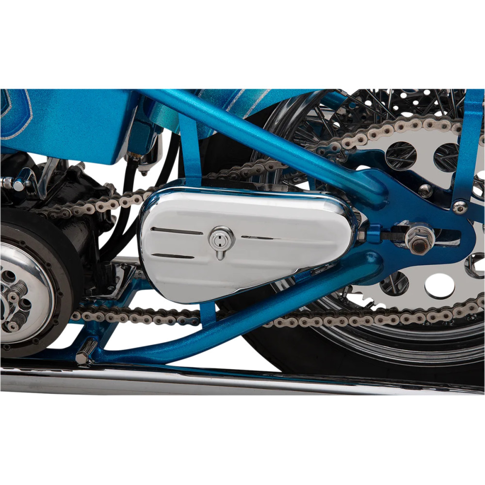 Teardrop Toolbox — Left side, Chrome