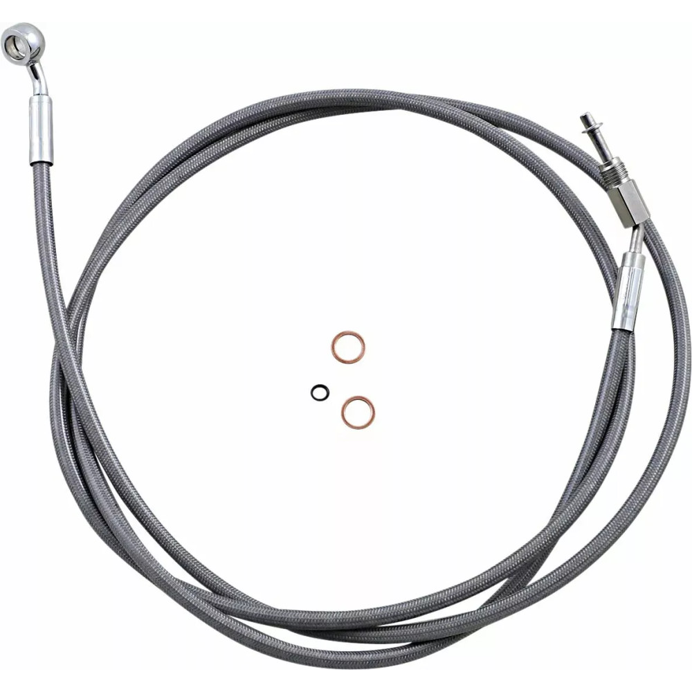 Hydraulic Clutch Line — 10 mm 35° banjo fitting, stainless steel