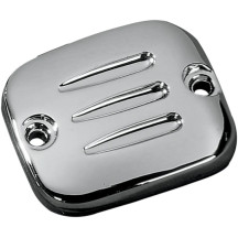 Front Brake Master Cylinder Cover — front mount, chrome