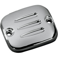Front Brake Master Cylinder Cover — front mount, chrome
