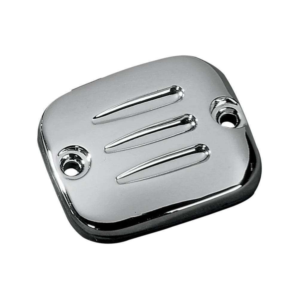 Front Brake Master Cylinder Cover — front mount, chrome