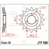 Front Sprocket — 21T, 530 chain