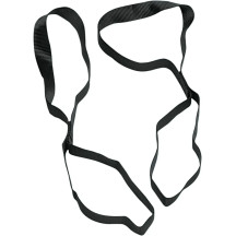 1" W Tie-Down Extensions — 1" wide, 45.5 cm (18"), Black