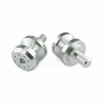 Spools — M6 x 1.0, Silver, Pair