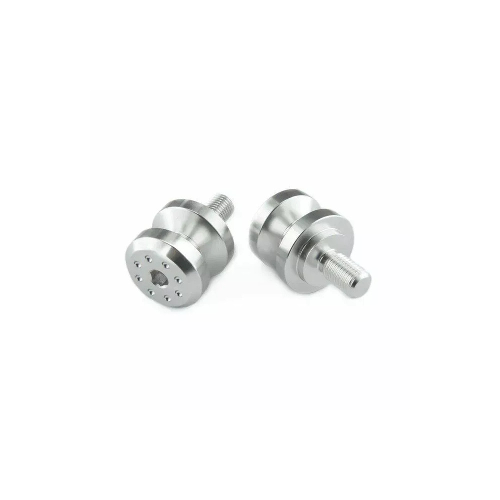 Spools — M6 x 1.0, Silver, Pair