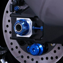Spools — M8 x 1.25, swingarm, Blue