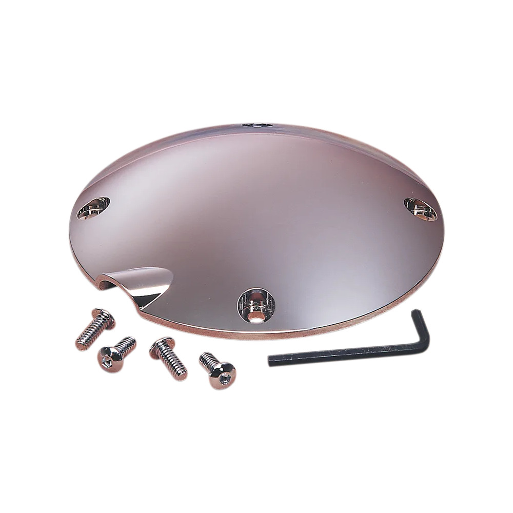 Derby Cover — Chrome, fits '06 Dyna Glide & '07–'18 Big Twin