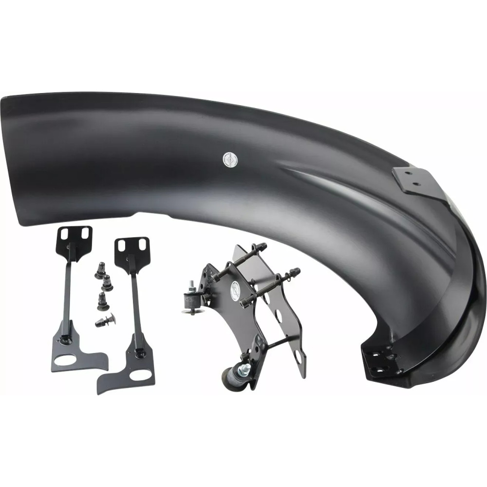 Fender Kit with Seat — Black, Rear