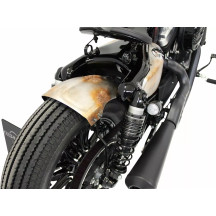 Fender Kit with Seat — Black, Rear