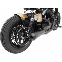 Fender Kit with Seat — Black, Rear