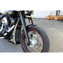 Front Fender Club — ABS plastic, Gloss Black
