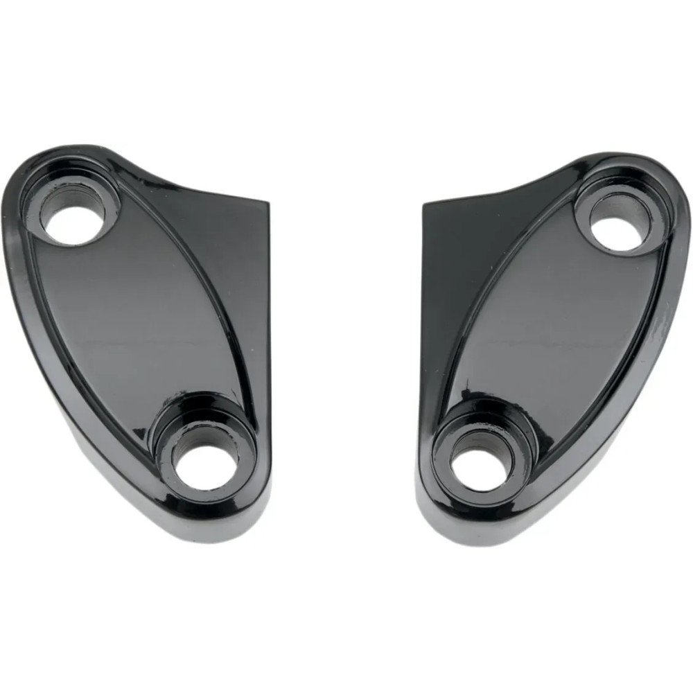 Handlebar Riser Clamp — 1" clamping diameter, black gloss