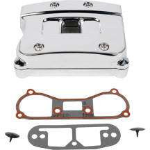 Rocker Box Kit — Rocker Box cover, Chrome, 037001-BX-LB2