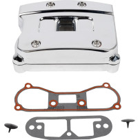 Rocker Box Kit — Rocker Box cover, Chrome, 037001-BX-LB2