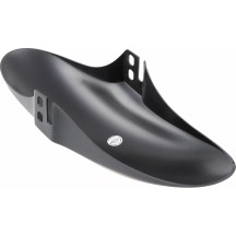 Front Fender Club — Front, ABS plastic, Raw finish, Black