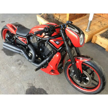 Front Fender Custom — Black, for Harley