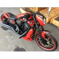 Front Fender Custom — Black, for Harley