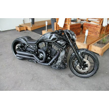 Front Fender Custom — Black, for Harley