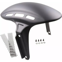 Front Fender Custom — Black, Raw finish