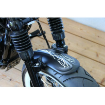 Front Fender Old School — Gloss Black