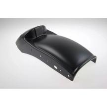 Rear Fender Bobber — Raw finish, Black