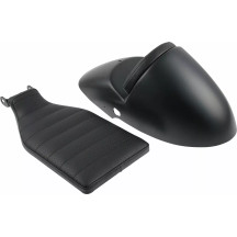Rear Fender Cafe With Seat — Rear, Black