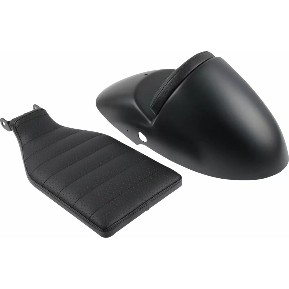 Rear Fender Cafe With Seat — Rear, Black