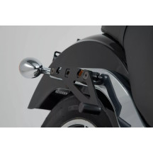 SLH Side Carrier — Black, fits Harley-Davidson models
