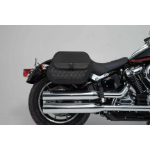 SLH Side Carrier — Black, fits Harley-Davidson models