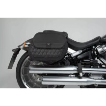 SLH Side Carrier — Black, for Harley-Davidson models
