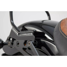 SLH Side Carrier Adapter Kit — Softtail models, black powder-coated steel