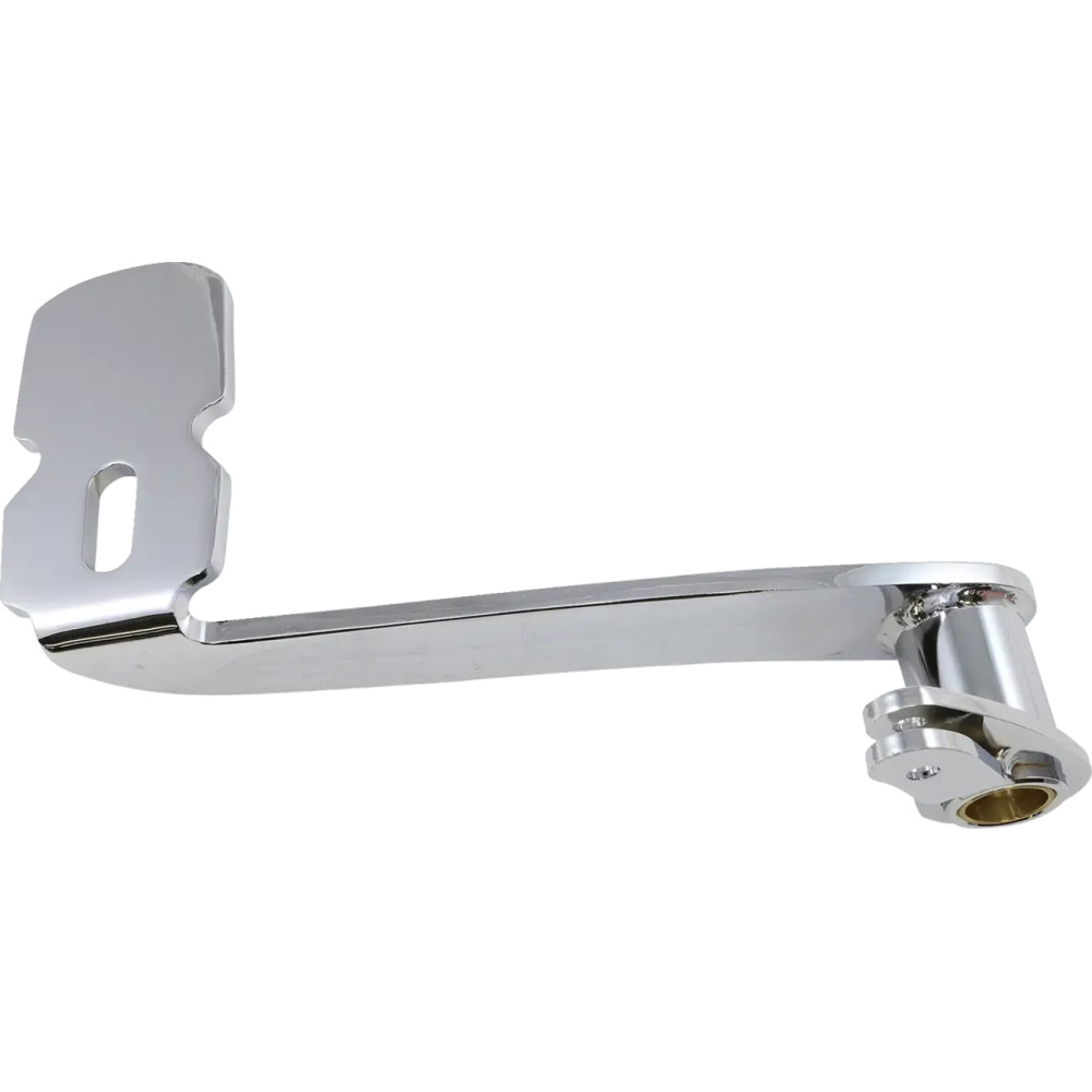 Extended Brake Pedal — Chrome, for floorboard-equipped bikes