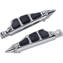 Stiletto Pegs — Male mount, Black, Chrome