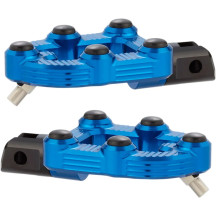 MX Foot Pegs — Blue, pair