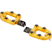 MX Footpegs — Gold